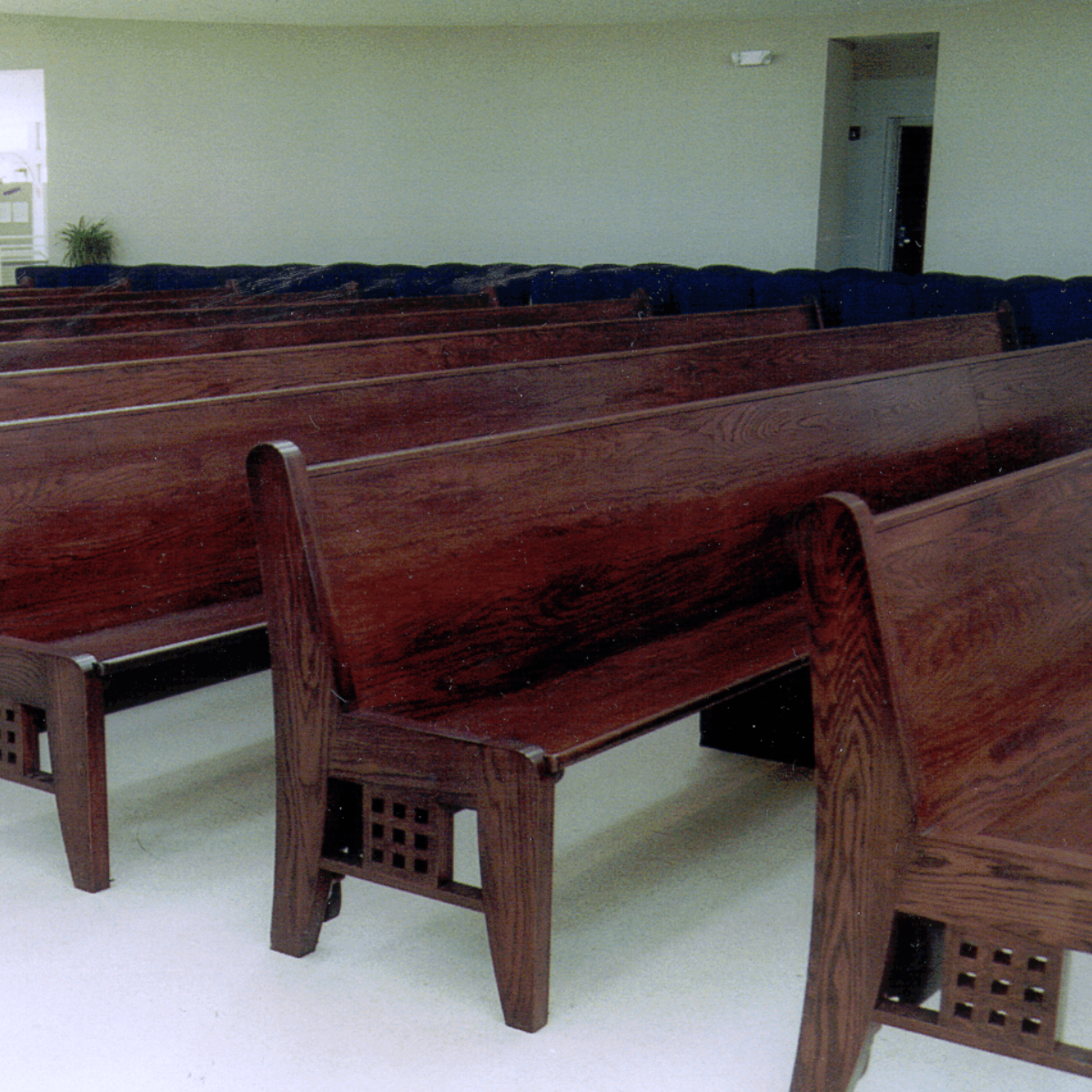 Wooden church deals bench