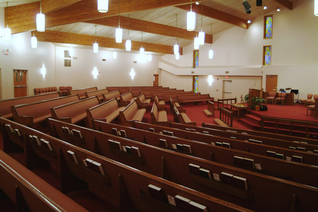 Painesville Nazarene Church pew project