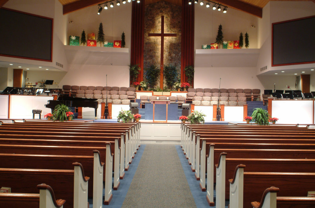 virginia church pews