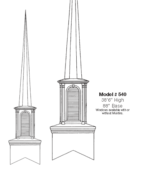 Church Steeple Design Models  Kivett's Fine Church Furniture