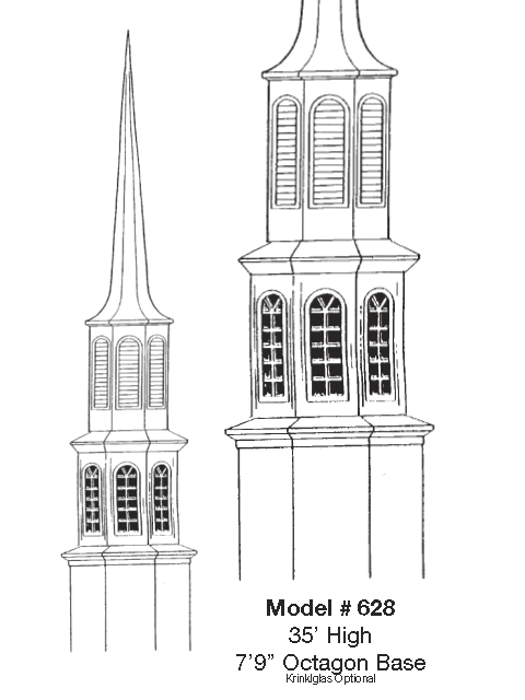 Church Steeple Design Models  Kivett's Fine Church Furniture