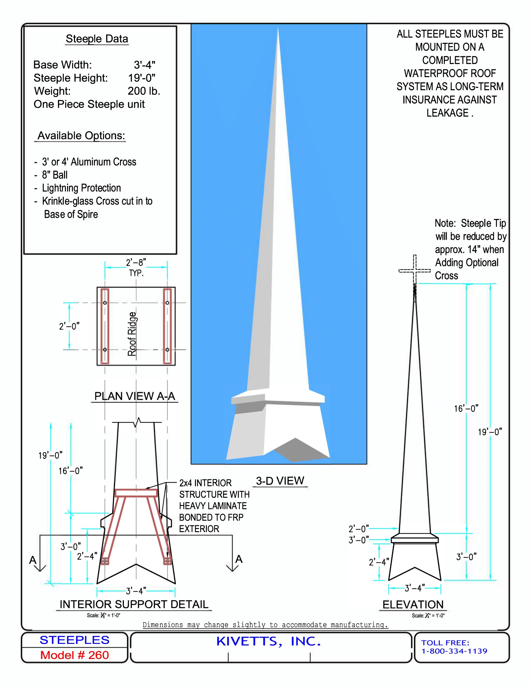 Church Steeple Design Models  Kivett's Fine Church Furniture